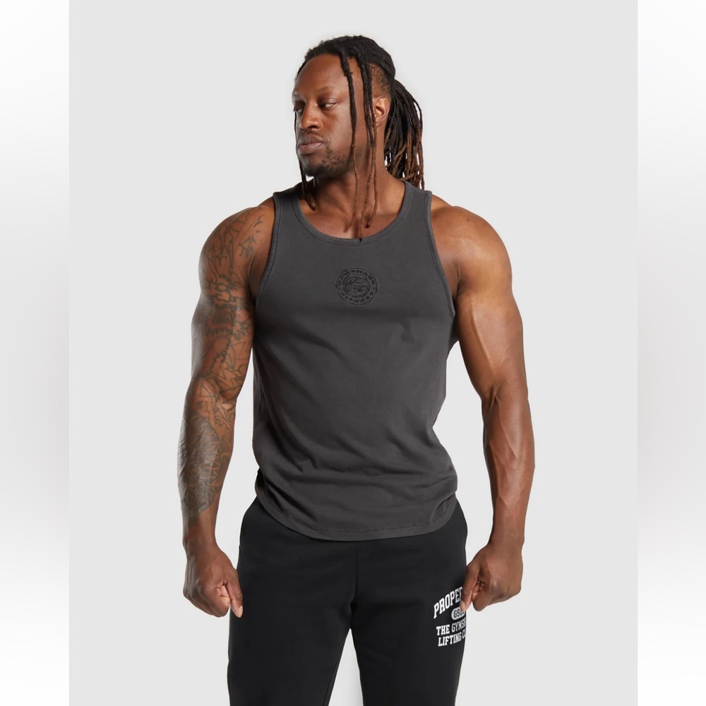 Gymshark Premium Legacy Tank M Black